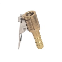 Mandrin pneumatique à verrouillage automatique en laiton portable avec adaptateur à pince pour compresseur d'air