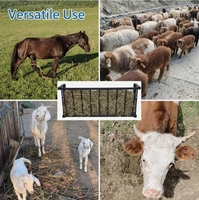 Mangeoire à foin murale en métal/acier de style moderne Panier en fil métallique écologique pour chevaux, chèvres, moutons Étagères et unités de stockage