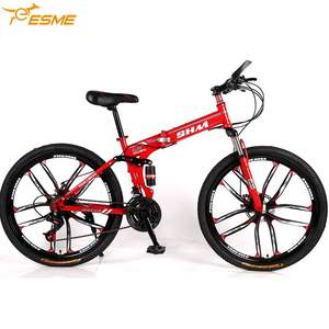 Vtt à double suspension, décor arrière, vélo de descente en stock - Product Image 2