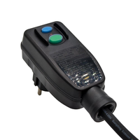 Disjoncteur RCD GFCI standard de l'UE cordon d'alimentation à 3 broches câble de prise de terre Protection contre les fuites automatique électronique grand public