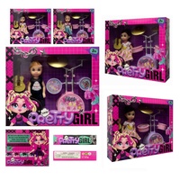 Poupée Princesse Africaine 2025 en Plastique ABS, Modèle Miniature Solide, Accessoires Créatifs Gonflables pour Jouets DIY, 15-30cm, LH TOYS, pour Jeu de Rôle