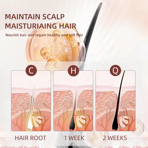 Shampoo capillaire le plus vendu, contrôle du sébum, traitement capillaire à la kératine pour salon et spa, élimination des pellicules, réparation aux herbes, shampooing stimulant la croissance des <span class=keywords><strong>cheveux</strong></span> pas cher - Product Image 5
