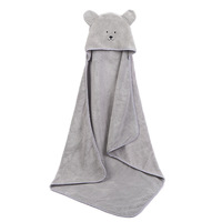Custom Children Baby Hooded Towel Cotton Swim Towel Poncho Baby Bathing Towel with Cap