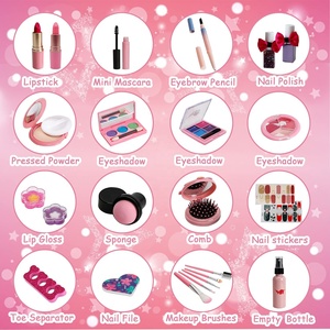 Real Pretend Play New Product Girls Beauty Toy <b>Make</b>-up Bag Set for Kids - Product Image 2