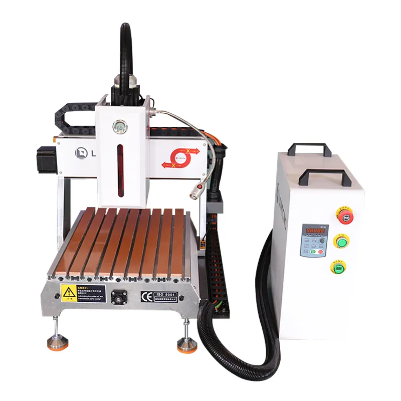 Router Cnc Desktop 3030 4040 6060 800W, Router Spindel Pendingin Air Cnc Mesin Pekerjaan Kayu Cnc Mesin Ukir Kayu