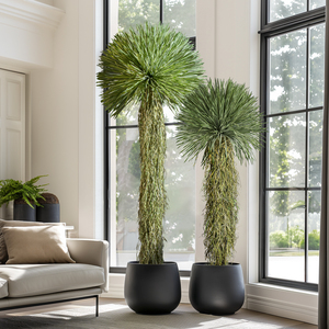Arbre artificiel en dracaena vert en gros, plante en plastique, décoration d'intérieur, arbre en dracaena en plastique de haute qualité - Product Image 2