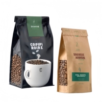 Sacs en aluminium pour grains de café, sacs personnalisés, ce sont des sacs sous vide pour coffret cadeau de café, emballage cadeau de fête