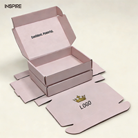 Caja de Cartón Corrugado para Envíos Postales de Productos de Belleza, con Diseño de Logotipo, Venta al Por Mayor