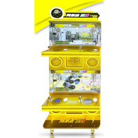 Machine à grue à monnayeur Banana Land avec alimentation 110/220V pour plusieurs joueurs, utilisation en intérieur