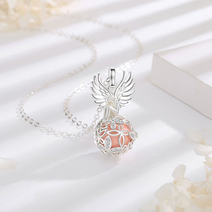 <strong>Guardian</strong> <strong>Angel</strong> Harmony Bola Locket Necklaces Trendy Christmas <strong>Gifts</strong> for Lovers - Product Image 4