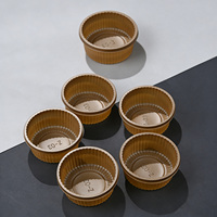Boîte individuelle jetable en PP de 150 ml pour gâteaux de lune, emballage alimentaire recyclable en forme de cylindre, estampage pour biscuits (pour usine)