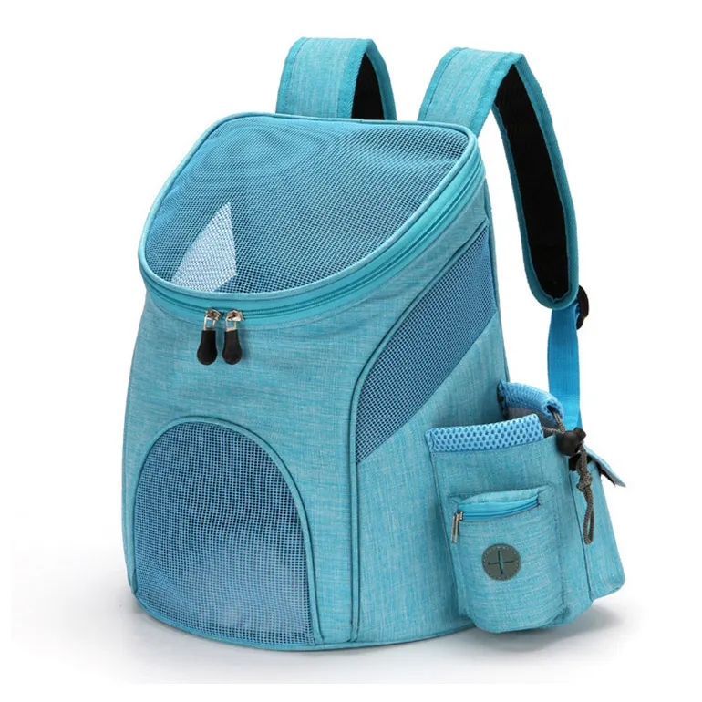Casual Soft nylon polyester pet backpack carrier for dog cat travel bag