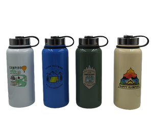 शिखर सम्मेलन पानी की बोतल तांबा कस्टम पानी सुराही चौड़े मुंह वैक्यूम अछूता 18/8 धातु स्टेनलेस स्टील 40oz 64oz 84oz जिम 1000pcs - Product Image 6