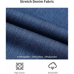 Pantalones jeggings de mezclilla elásticos para mujer FOXA con bolsillos, leggings ajustados para uso diario - Product Image 6