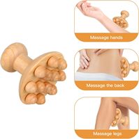 Kit d'outils de massage en bois en gros pour le remodelage corporel, masseur lymphatique en bois pour la cellulite, outils Gua Sha en bois