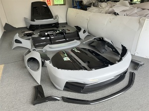 Bộ body kit 992 GT3RS dành cho Porsche 992 nâng cấp GT3RS, chất liệu sợi carbon khô, bao gồm cản trước sau, ốp sườn, cánh gió sau, nắp capo, ống xả - Product Image 2