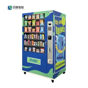 IMT 24 Hours Self- Service Drinks And Snacks Combo Vending Machine For Food And Drinks Snacks Vending Machine For Sale