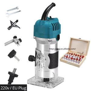 Défonceuse compacte 650W/800W <span class=keywords><strong>à</strong></span> 6 vitesses réglables, 18V, pour le bricolage et le travail du bois - Product Image 4