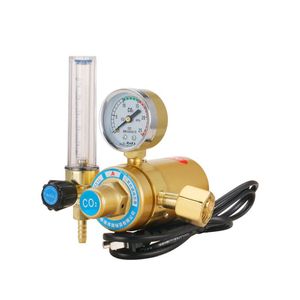 Régulateur de pression de CO2 tout en cuivre YQT-731L 0,35 Mpa avec manomètre pour dioxyde de carbone - Product Image 1