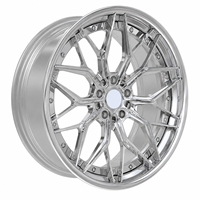 Jantes de voiture en alliage forgé de luxe ForgeLab Custom 2 pièces monobloc, concaves profondes, 5x114.3 5x120 5x130 5x112 15 18 19 20 22 pouces