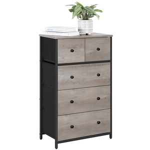 SONGMICS <span class=keywords><strong>Commode</strong></span> de style industriel <span class=keywords><strong>Commode</strong></span> 4 couches <span class=keywords><strong>5</strong></span> <span class=keywords><strong>tiroirs</strong></span> - Product Image 1