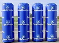 Piliers gonflables publicitaires d'extérieur personnalisés en usine, faible MOQ, impression, colonne gonflable scellée à l'air