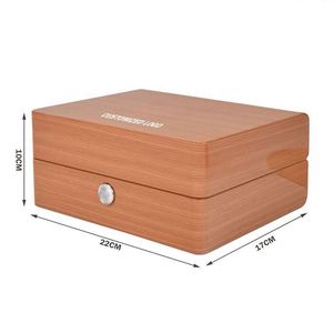 En stock, vente en gros, boîte d'emballage pour montre en bois avec logo personnalisé, boîte en bois - Product Image 6