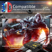 Conmutador HDMI 5 en 1, 5x1, 4K 30Hz, 5 Puertos, con Control Remoto y Receptor IR - HDMI 4K de 5 Puertos