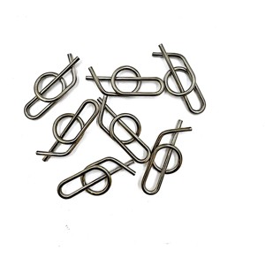 Nouvelle pince de retenue de course en acier inoxydable argenté 1/2'' de remplacement pour Foracing Jacobs Ladder Rue <span class=keywords><strong>Sprint</strong></span> Car - Product Image 3