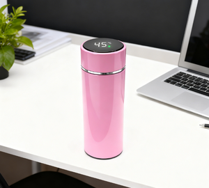<span class=keywords><strong>Thermos</strong></span> intelligent numérique à détection de température LED 500 ml Termo Pro - Acier inoxydable de qualité <span class=keywords><strong>alimentaire</strong></span> isolé - Product Image 1