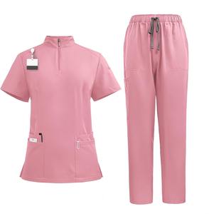 Uniforme medica alla moda per donne Best-seller Top da donna <span class=keywords><strong>divisa</strong></span> da medico con scollo a V - Product Image 3