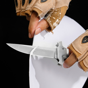 Dao gấp bỏ túi đa năng, cán gỗ màu sắc bán chạy, dao săn bắn phổ biến, dao cắm trại, dao sinh tồn - Product Image 4