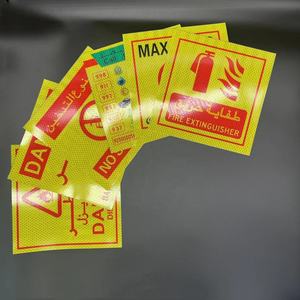 รักษาขีดจำกัดความเร็วห้ามสูบบุหรี่ยานพาหนะอันตรายจากการจราจรเตือนความปลอดภัยสติกเกอร์วัสดุสะท้อนแสงอันตราย - Product Image 2