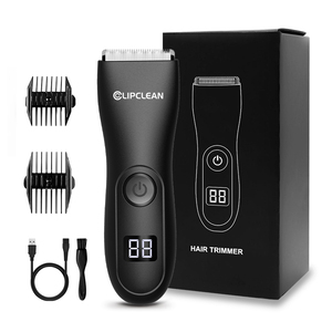 Afeitadoras eléctricas CLIPCLEAN Manscaing, recortadora de pelo para la ingle, recortadora de cuerpo impermeable inalámbrica para hombres - Product Image 1