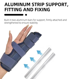 Y tế ngón tay Nẹp ngón tay bảo vệ ngón tay cái vỏ bọc gãy xương Nẹp ngón tay nhỏ phục hồi chức năng NẹP Ngón tay giữa - Product Image 4