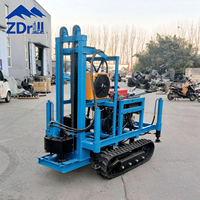 Machine de forage rotative à moteur diesel ZDrill, profondeur 180 m, sur chenilles ou roues, pour le forage de puits d'eau et de sondages