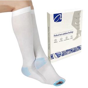 <span class=keywords><strong>Medias</strong></span> Antiembólicas Transpirables y Ligeras hasta la Rodilla para Hombres y Mujeres, <span class=keywords><strong>Medias</strong></span> de Soporte Ortopédico 13-18 mmHg - Product Image 2