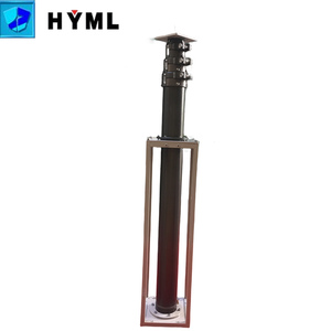 Mástil Telescópico de Aleación de Aluminio HYML con Estructura de Disco Cruzado, Altura de 6m, Recubrimiento Anodizado Duro, Portátil, para Iluminación, Monitoreo y Medición - Product Image 6