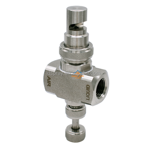 Áp lực Fed lệch lệch không khí phun vòi phun, góc rộng Quạt phẳng không khí chất lỏng bên trong hỗn hợp sương mù phun mô hình máy bay phản lực - Product Image 4