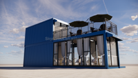 Conteneur pliant de café, de 20 pieds 40 pieds, pop-up, pour Restaurant, expédition, Bar avec cuisine, en vente