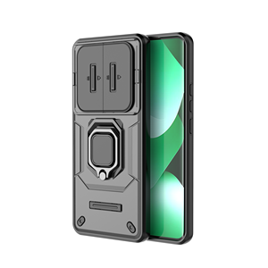Funda Protectora Antigolpes para Xiaomi Note 15 4G/Note 15 Pro 4G con Anillo y Cubierta Deslizable para la Cámara - Product Image 1