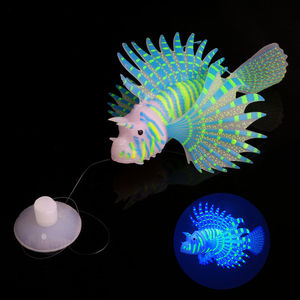 Décorations de paysage pour <span class=keywords><strong>aquarium</strong></span>, fabricant d'aquariums exportant des poissons-léon réalistes lumineux et colorés en silicone - Product Image 5