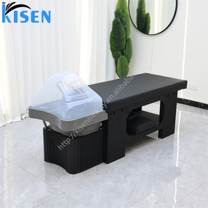 Table de massage et de lavage Kisen économique avec fonction spa capillaire – Fauteuil de salon moderne pour soins du cuir chevelu - Product Image 3