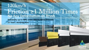 Bàn chải dự thảo excluver cho cửa nhà để xe - Product Image 5