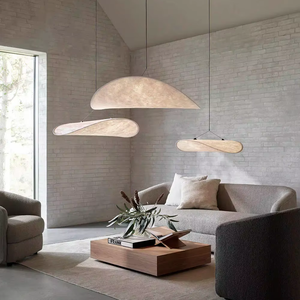 Đèn LED hiện đại Trang trí nhà bằng lụa Đèn treo phòng ăn Đèn phòng khách kiểu Scandinavia đơn giản Đèn phòng ngủ - Product Image 5