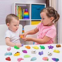 Niedliche Plastik-Bären Squishies Party-Geschenke 0-24 Monate Schatzkiste Spielzeug Klassenzimmer Geburtstag Weihnachtsgeschenke Goodie Bag Mini-Tiere