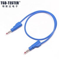 Câble de test souple de 4 mm, connecteur banane vers banane, pour multimètre, 5 couleurs