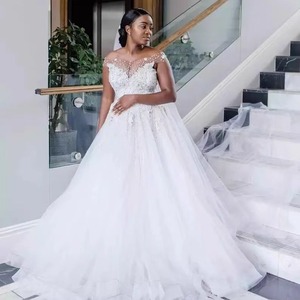 Wedding Dress Ball Gown Empire Waist Sweetheart Neckline <b>Lace</b> Pure <b>White</b> Ivory Simple Style - Product Image 2