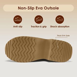 YL-25390 plate-forme <span class=keywords><strong>sabots</strong></span> pour femmes confortable daim automne pantoufles avec fourrure chaude doublé sans lacet chaussures extérieur intérieur maison - Product Image 5