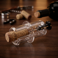 Nouveau produit aiguille d'azote de vin personnalisable aiguille de ventilation d'ouverture de bouteille de vin OEM pour ouvre-bouteille de vin